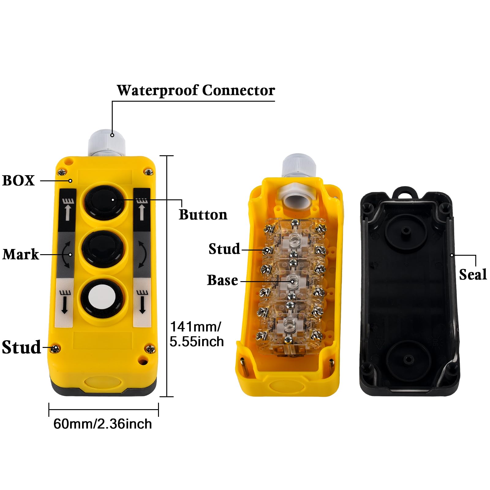 3-button industrial pendant control - Image 2